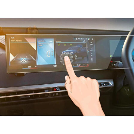 BMW i4 M50 Mat Ekran Koruyucu Şeffaf Tam Kaplama Tek Parça