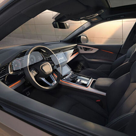 Audi Q8 Ekran Koruyucu Set Multimedya Kumanda Gösterge Klima