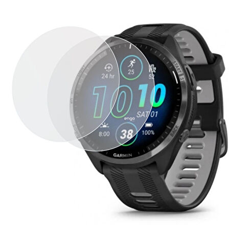 Garmin Forerunner 965 Ekran Koruyucu TPU Film 2 Adet