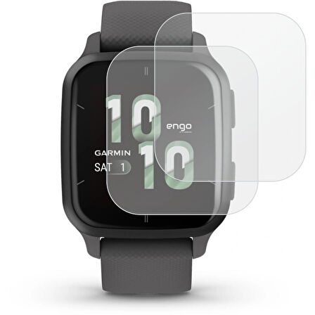 Garmin Venu Sq Mat Ekran Koruyucu TPU Film Şeffaf 2 Adet