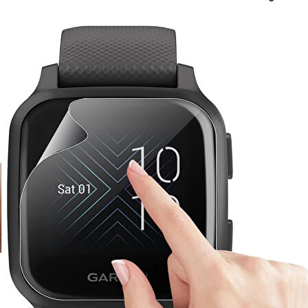 Garmin Venu Sq Mat Ekran Koruyucu TPU Film Şeffaf 2 Adet