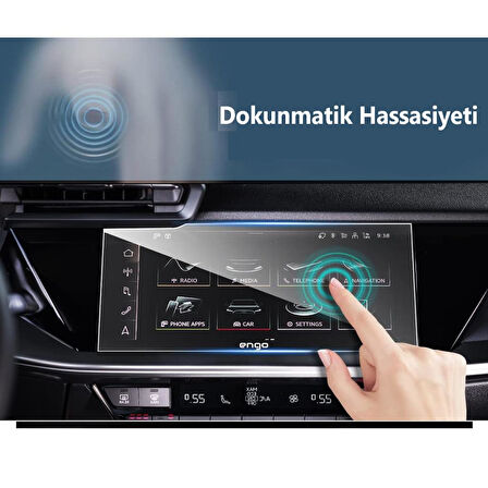 Audi S3 Ekran Koruyucu 10.1 inç Multimedya Nano Şeffaf