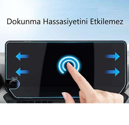 Toyota Rav4 Mat Ekran Koruyucu 10.5 inç Multimedya