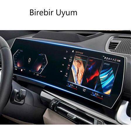 BMW X2 Ekran Koruyucu Kavisli Ekran İle Uyumlu Tek Parça