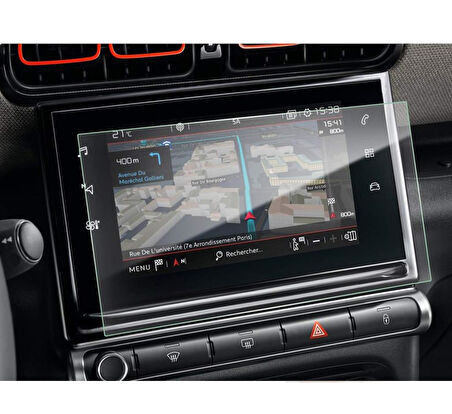 Citroen C3 Ekran Koruyucu 7 inç Multimedya Navigasyon