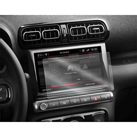 Citroen C3 Aircross Mat Ekran Koruyucu 7 inç Multimedya
