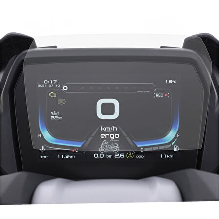 Voge SR4 Max 350 Mat Ekran Koruyucu 7 inç Gösterge Paneli 9H