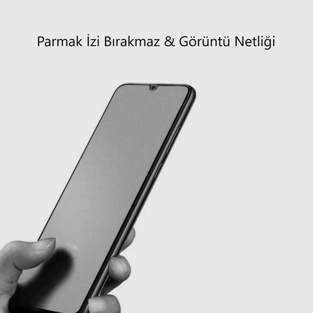 Tecno Spark 30 Mat Ekran Koruyucu Parmak İzi Bırakmaz Şeffaf