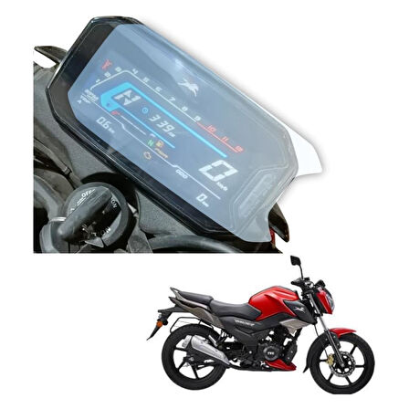 TVS Raider 125 Ekran Koruyucu Dijital Gösterge KM Ekranı