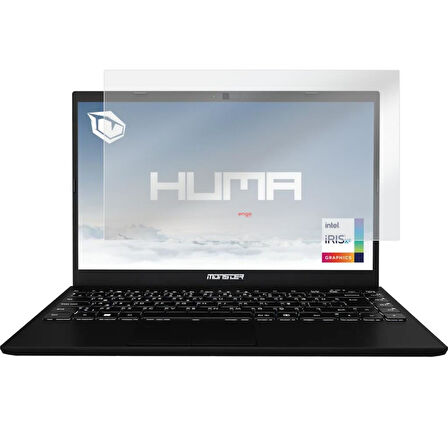 Monster Huma H4 V5 Mat Ekran Koruyucu 14.1 inç Şeffaf 16:9