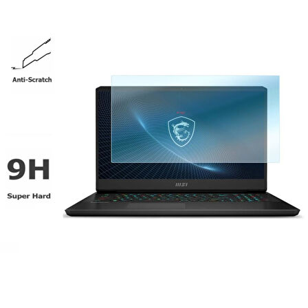 Msı Vector GP76 17.3 inç Ekran Koruyucu Nano 16:9 Şeffaf