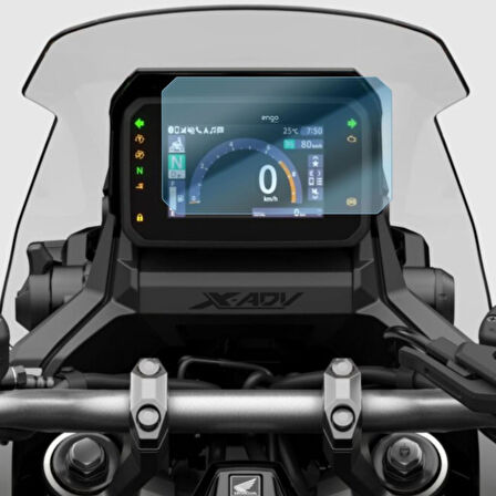 Honda ADV350 Ekran Koruyucu 5 inç Nano 2025 Parlak Şeffaf