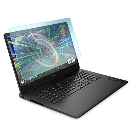 HP Omen 17 17.3 inç Ekran Koruyucu Nano 16:9 Parlak Şeffaf