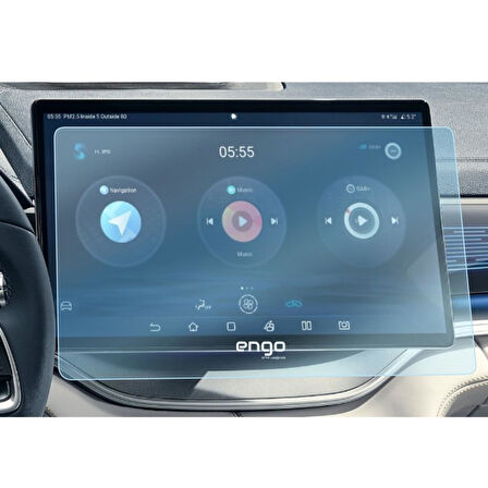 BYD SEAL U EV 15.6 inç Ekran Koruyucu Multimedya Nano Şeffaf