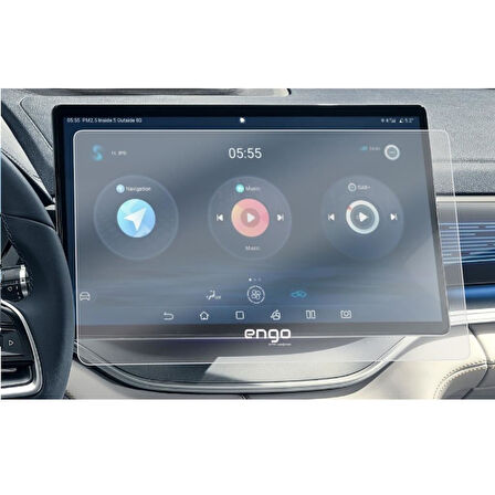 BYD SEAL U EV 15.6 inç Mat Ekran Koruyucu Multimedya Şeffaf