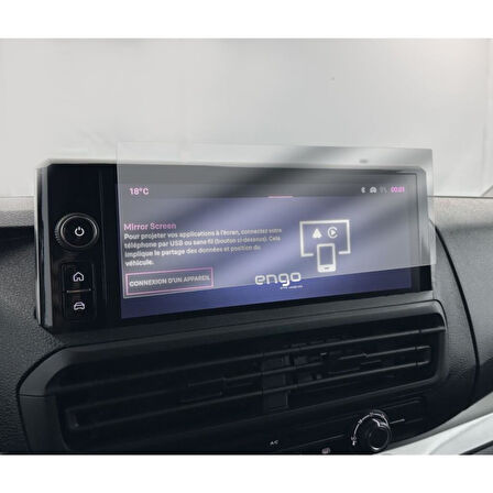 Fiat Scudo 10 inç Mat Ekran Koruyucu Multimedya Şeffaf