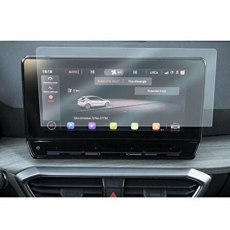 SEAT Leon e-HYBRID 12.9 inç Ekran Koruyucu Multimedya Nano