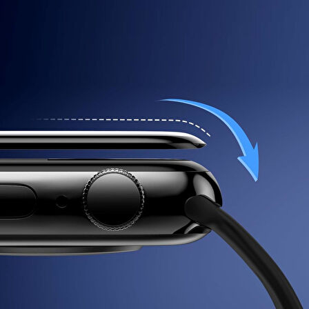 Apple Watch SE 44mm Ekran Koruyucu Flexible Tam Kaplama