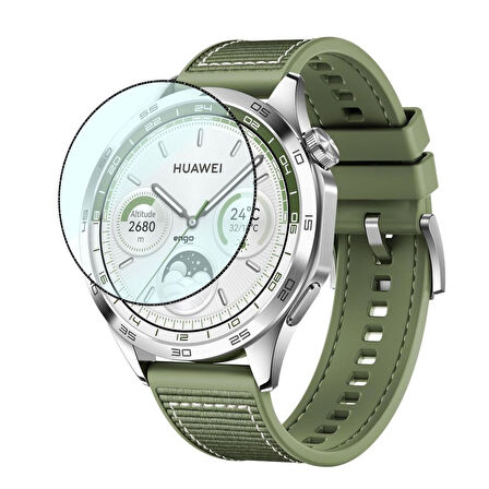 Huawei Watch GT 4 46mm Ekran Koruyucu Flexible Tam Kapama
