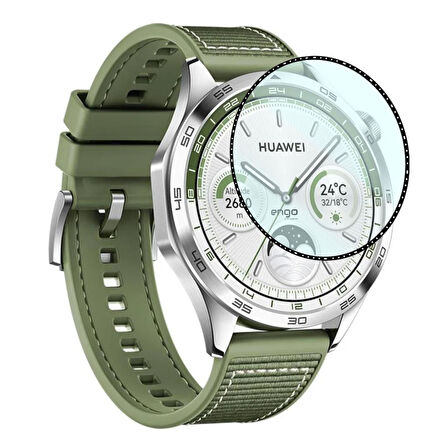 Huawei Watch GT 4 46mm Ekran Koruyucu Flexible Tam Kapama
