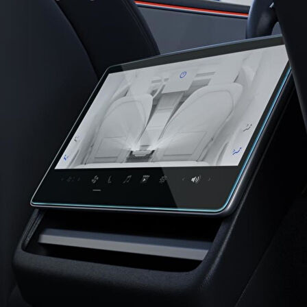 Tesla Y Arka Ekran 8 inç Ekran Koruyucu Nano Film Parlak