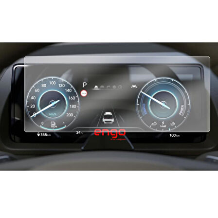 Hyundai Inster 10.25 inç Mat Ekran Koruyucu Dijital Gösterge