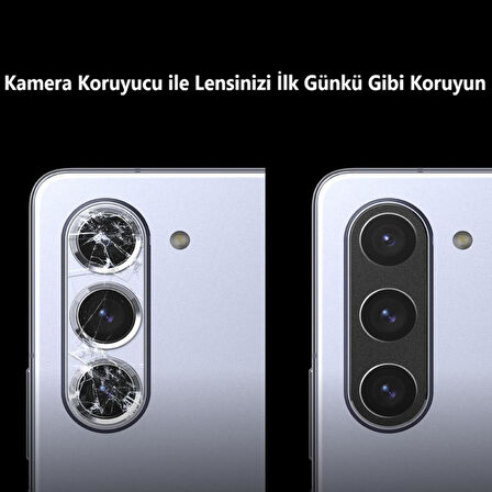 Samsung Galaxy A16 Kamera Koruyucu 3D Temperli Cam