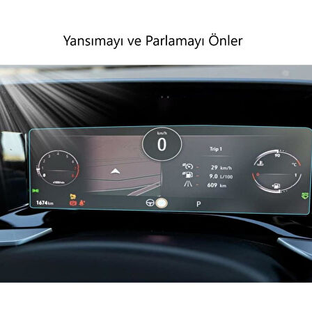 Opel Frontera 10 inç Mat Ekran Koruyucu Dijital Gösterge