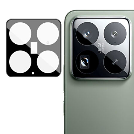 Xiaomi 15 Kamera Koruyucu 3D Temperli Cam 9H Sertlik