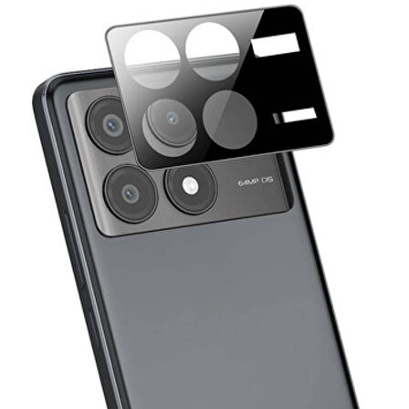 Xiaomi Poco X6 Pro Kamera Koruyucu 9H Sertlik Temperli Cam