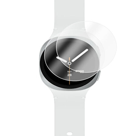 Samsung Galaxy Watch 8 40 mm Ekran Koruyucu TPU Şeffaf 2'li