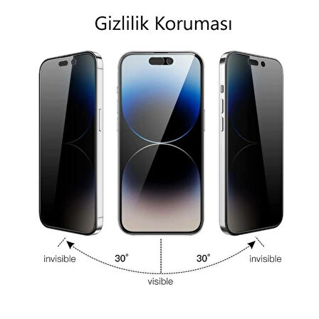 Oppo Reno 14 Pro Hayalet Ekran Koruyucu Gizliliği Korur