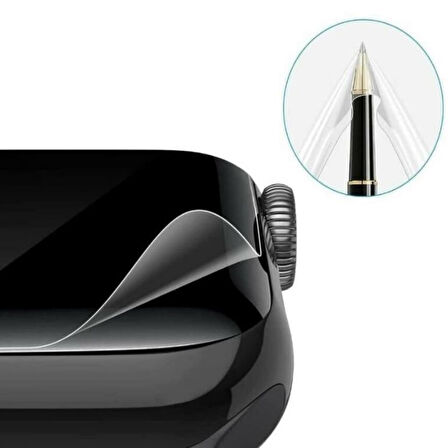 Apple Uyumlu Watch SE 3 44mm TPU Ekran Koruyucu 2’li Şeffaf Film