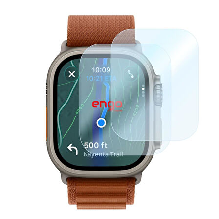 Apple Uyumlu Watch Ultra 3 49mm Nano Ekran Koruyucu 2’li Set