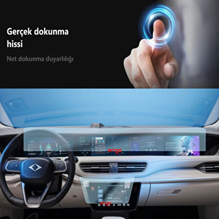 TOGG T10F Ekran Koruyucu Gösterge Bilgi Ve Kumanda Ekranı