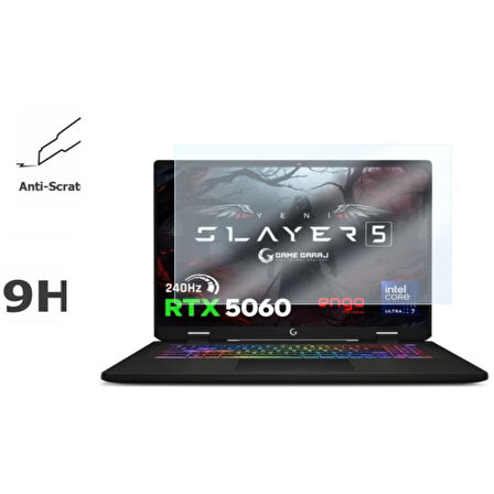 Game Garaj Slayer5 7XL-5060 17 inç Ekran Koruyucu Nano 16:10