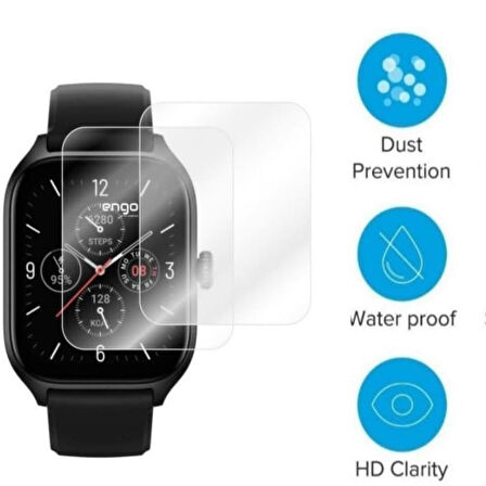 Haylou Smart Watch 2 Ekran Koruyucu TPU Film Şeffaf 2 Adet