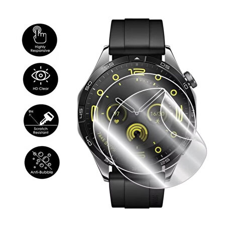 Realme Watch S Ekran Koruyucu TPU Film Şeffaf 2 Adet