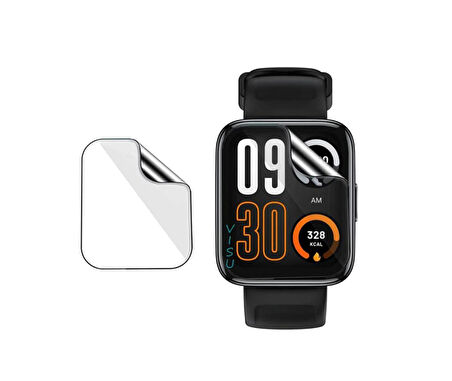 Realme Watch 3 Pro Ekran Koruyucu TPU Film Şeffaf 2 Adet