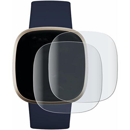 Fitbit Versa 3 Ekran Koruyucu TPU Film Şeffaf 2 Adet