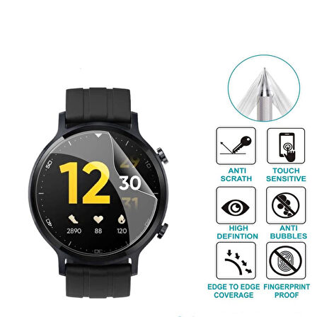 Honor Watch GS 3 Ekran Koruyucu TPU Film Şeffaf 2 Adet