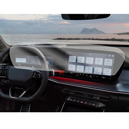 Audi Q3 SUV Mat Ekran Koruyucu Multimedya Dijital Gösterge