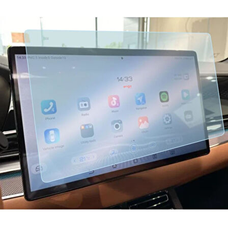 BYD Sealion 7 15.6 inç Ekran Koruyucu Multimedya 9H Nano