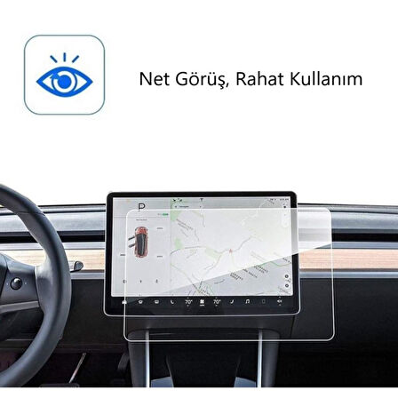 BYD Sealion 7 15.6 inç Mat Ekran Koruyucu Multimedya 9H Nano