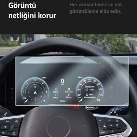 Volkswagen Passat 10.25 inç Ekran Koruyucu Dijital Gösterge