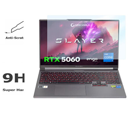 Game Garaj Slayer X7T-5060 16 inç Ekran Koruyucu 9H Nano