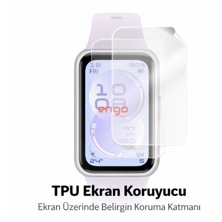 Huawei Band 11 Ekran Koruyucu TPU Şeffaf Film 2 Adet