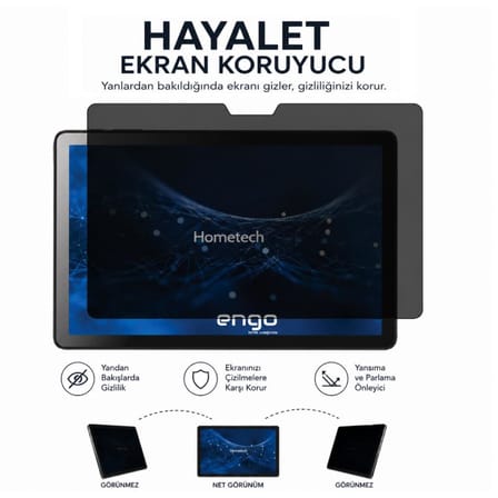 Hometech Alfa 10XM Hayalet Ekran Koruyucu 10.1 inç Nano