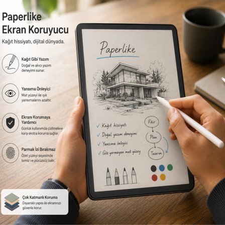 Hometech Alfa 10XM Paperfeel Ekran Koruyucu 10.1 inç