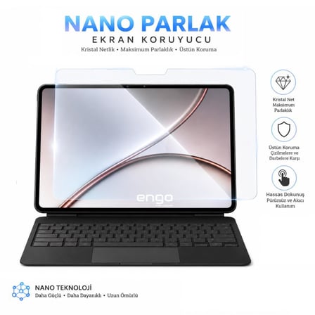 OnePlus Pad 4 Ekran Koruyucu 13.2 inç 9H Nano Parlak